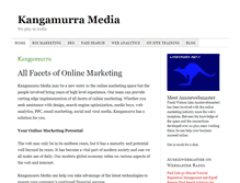 Tablet Screenshot of kangamurramedia.com